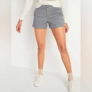 Gray Old Navy everyday shorts mid-rise